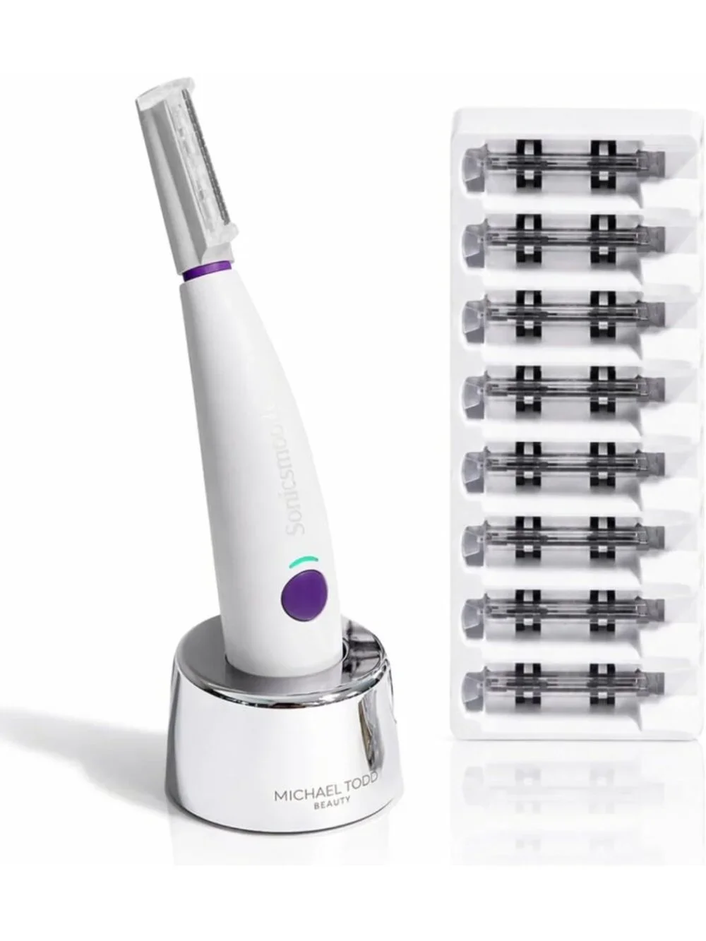 Dermaplane Razor for Women | Facial Hair Remover, Eyebrow Trimmer & Blades Set
